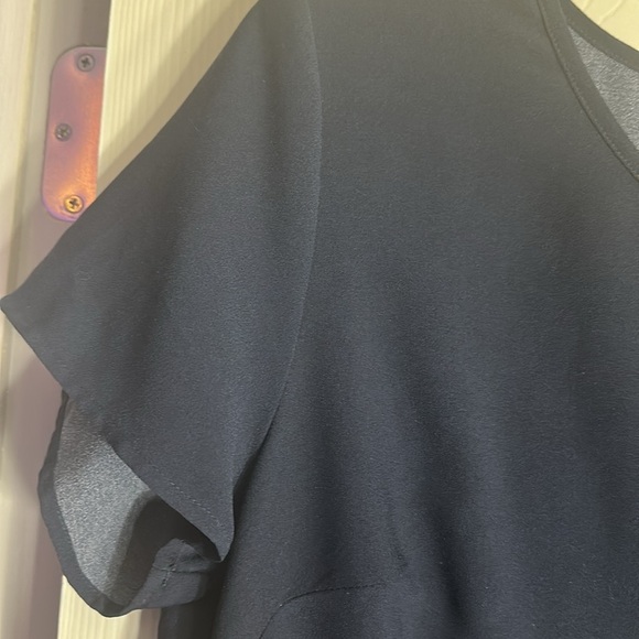 Merona Navy and colorful floral/bird pattern dress size XL - Picture 5 of 8